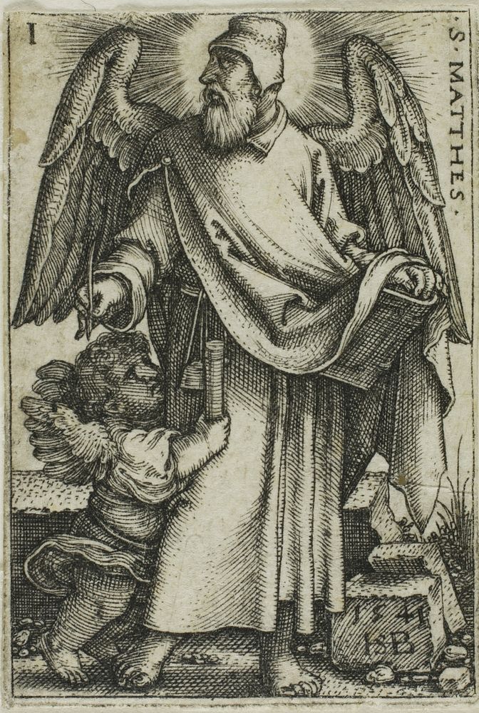 St. Matthew, from The Four Evangelists by Hans Sebald Beham