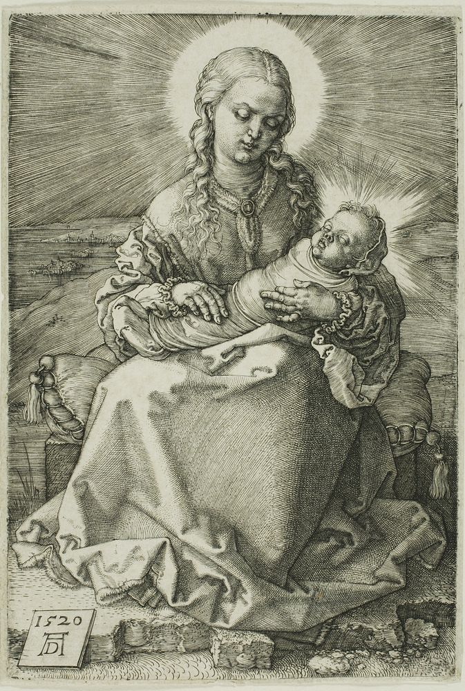 Madonna with the Swaddled Infant by Albrecht Dürer