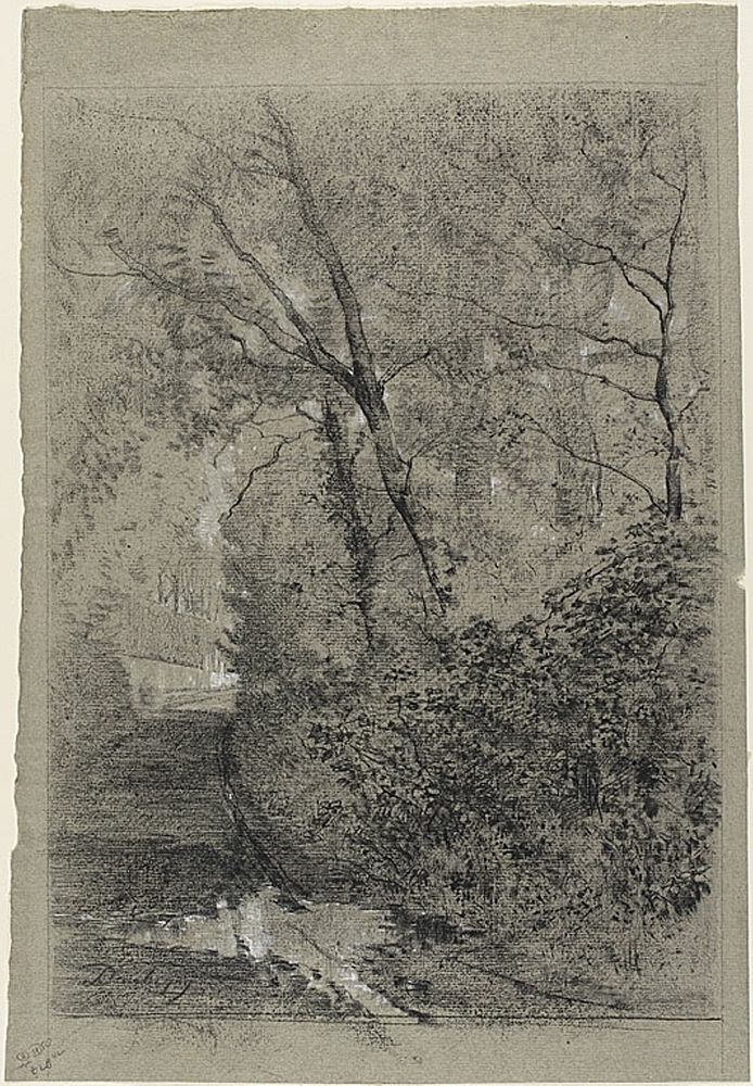 Path in the Woods by Charles François Daubigny