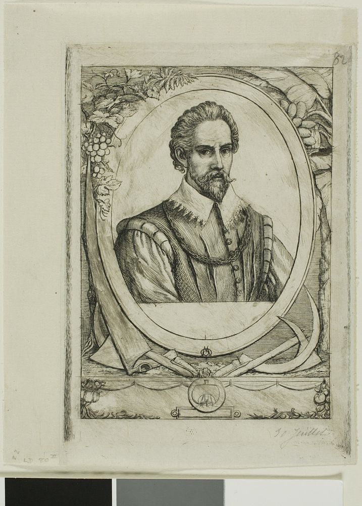 Portrait of René de Laudonnière Sablais (de Burdigale) by Charles Meryon