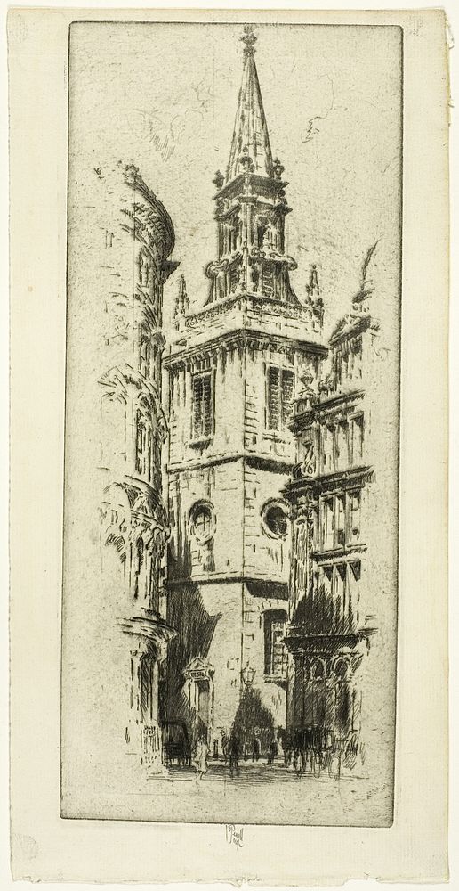 St. Augustine's and St. Faith's by Joseph Pennell