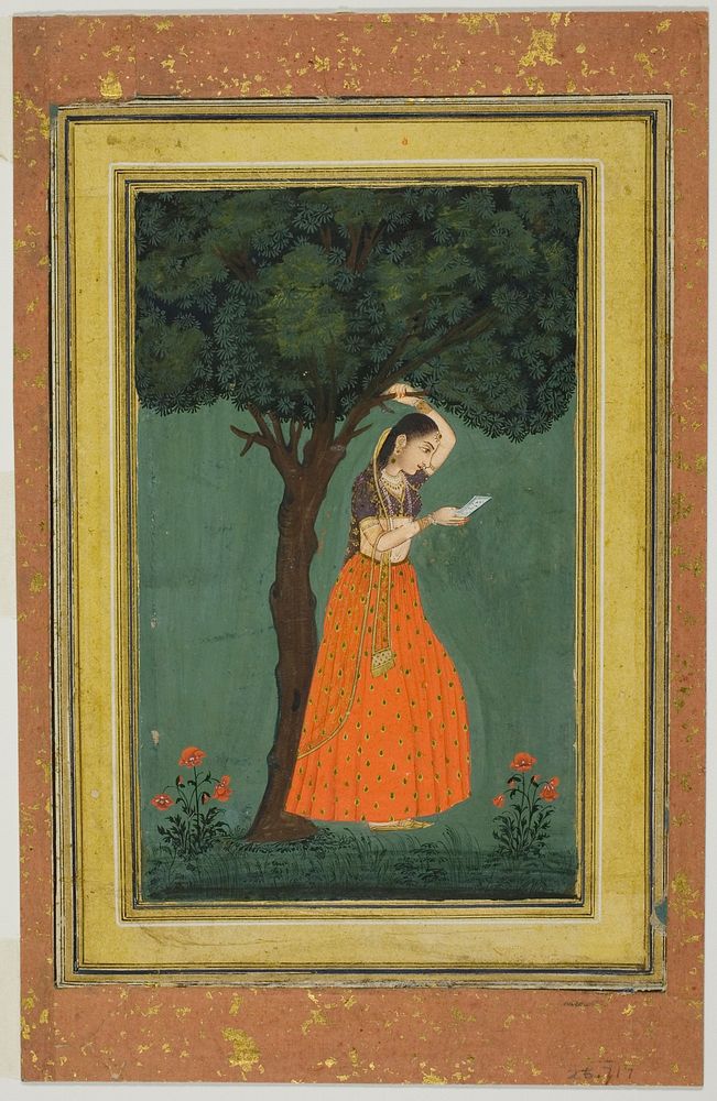 Woman Grasping Tree Branch