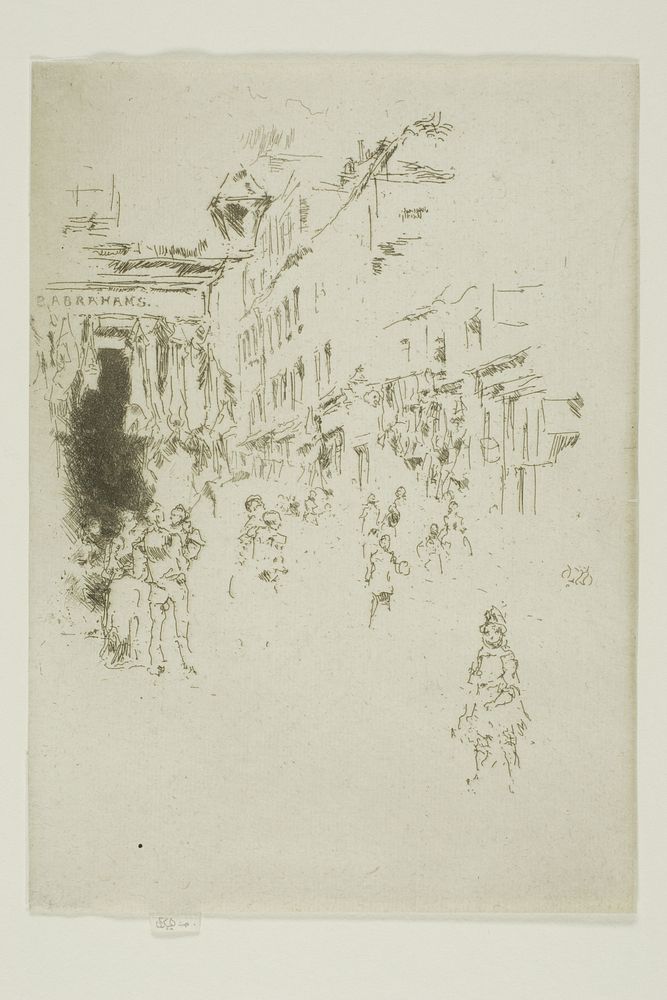 Cutler Street, Hounsditch by James McNeill Whistler