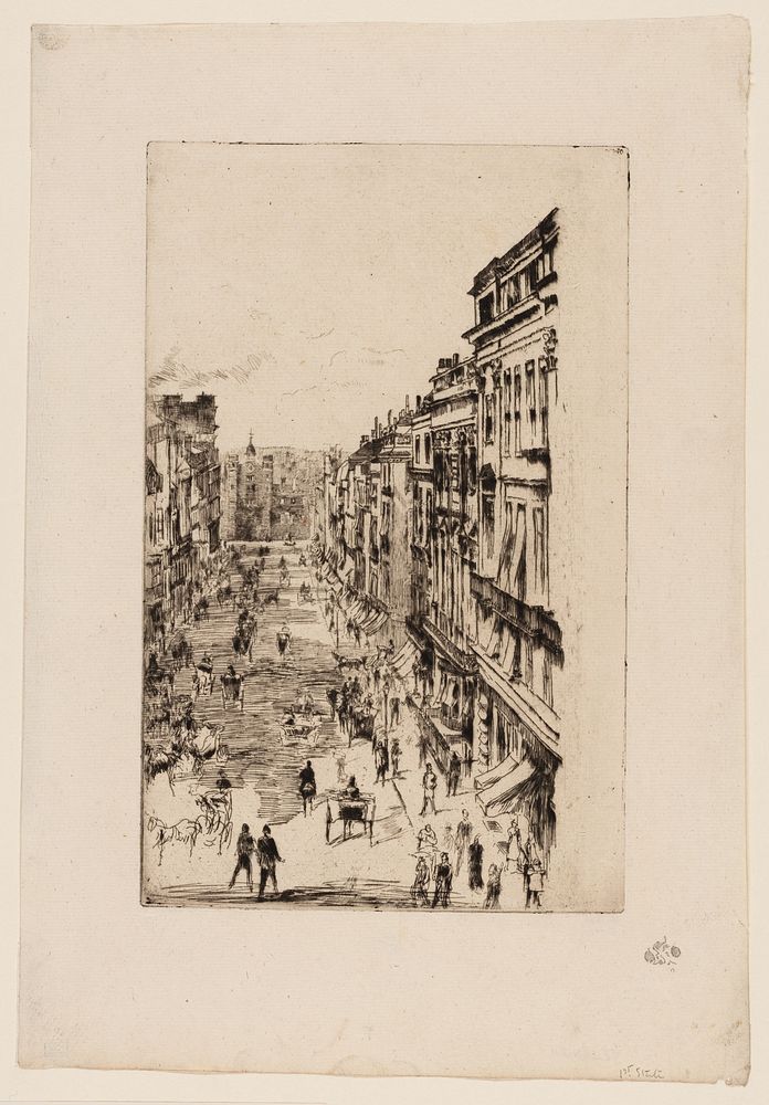 St. James's Street by James McNeill Whistler