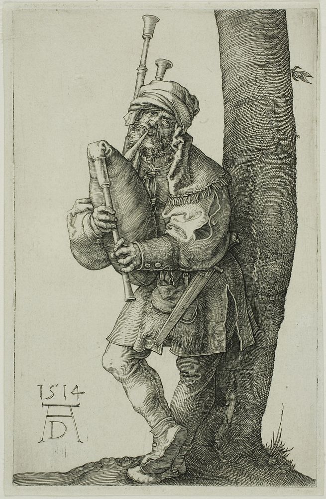The Bag-Piper by Albrecht Dürer