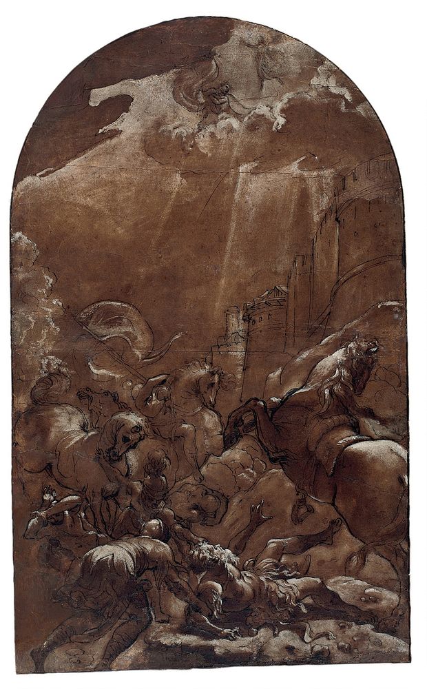The Conversion of Saint Paul by Lodovico Carracci