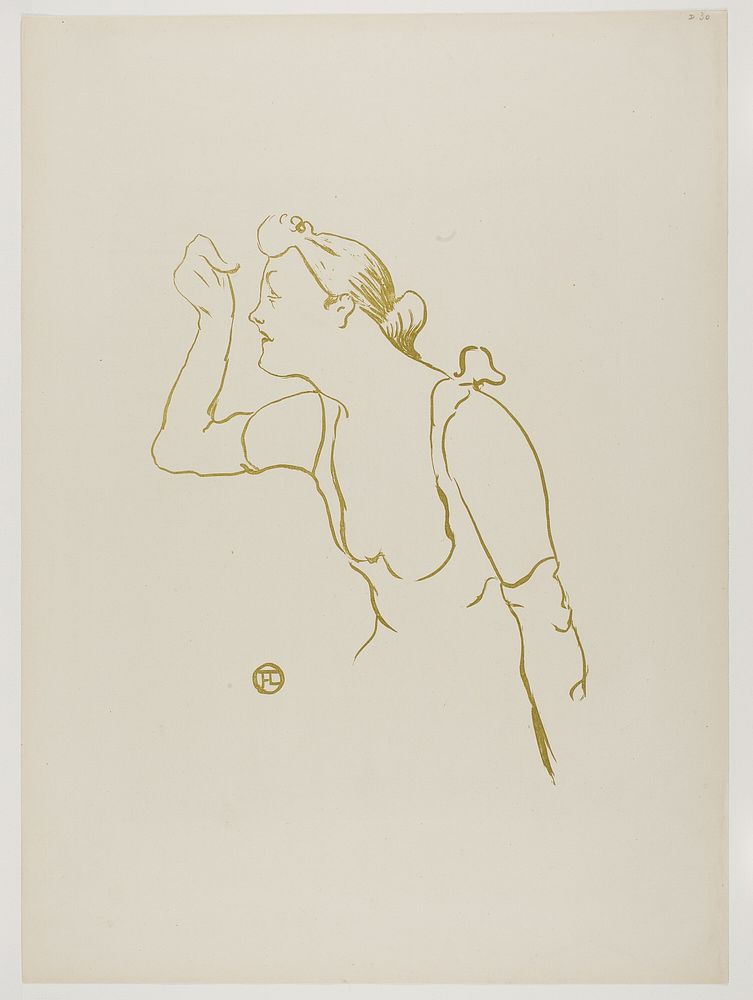 Paula Brébion, from Le Café-Concert by Henri de Toulouse-Lautrec