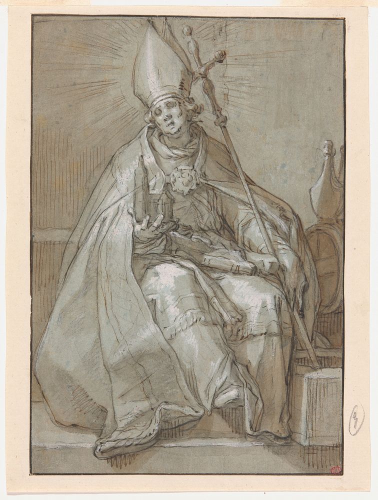 Saint Willibrord by Abraham Bloemaert
