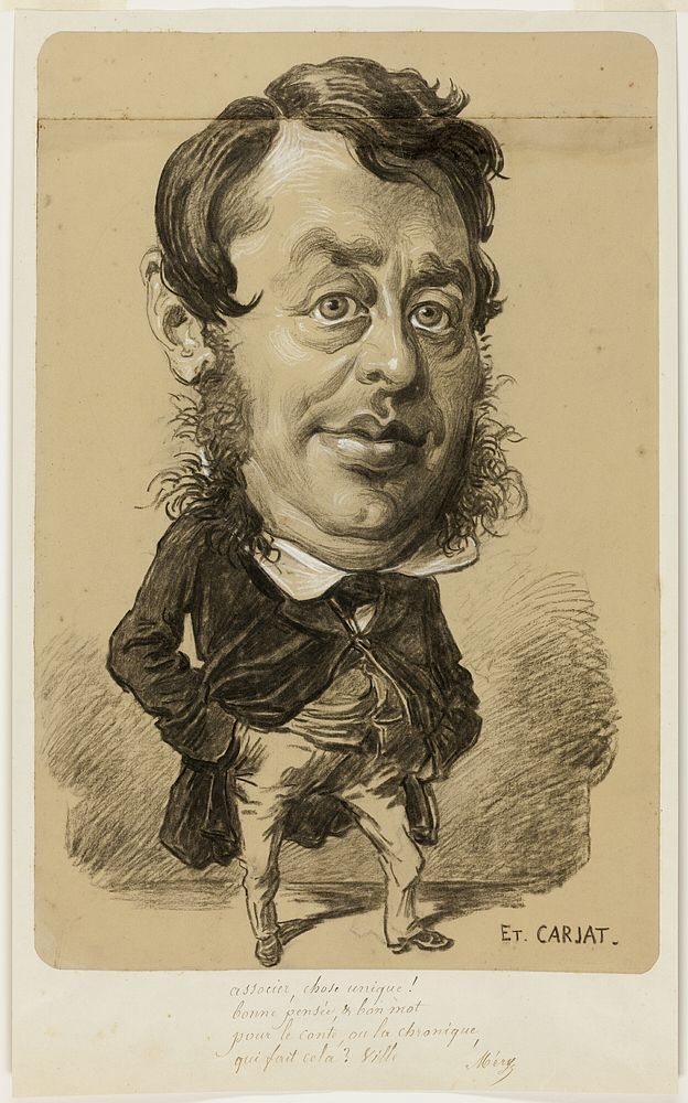Caricature of a Man by Etienne Carjat