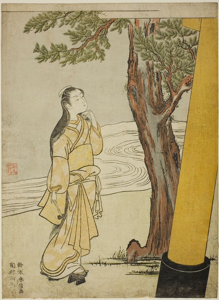 Casting a curse at the hour of the ox (ushi no koku mairi) by Suzuki Harunobu