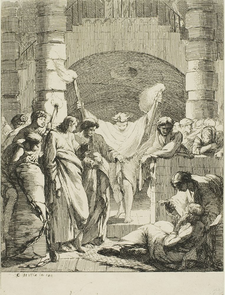 Visiting Prisoners, from The Seven Acts of Mercy by François Hutin