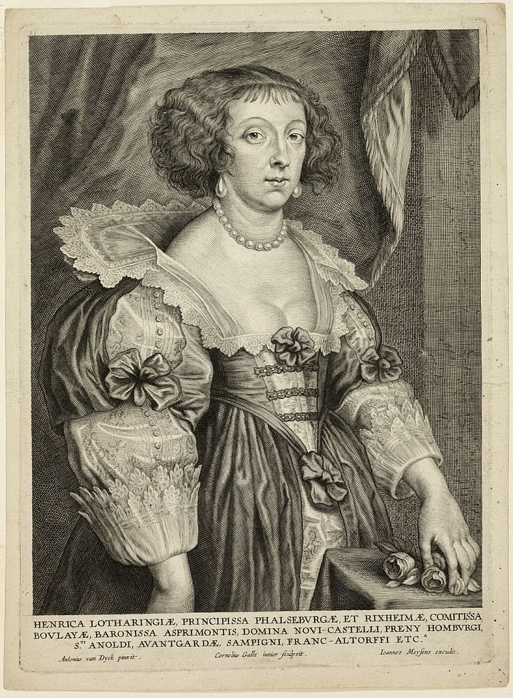 Henriette de Lorraine by Cornelis Galle, II