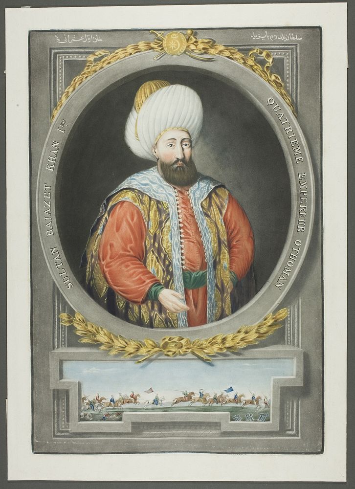 Bajazet Kahn I, from Portraits of the Emperors of Turkey by John Young
