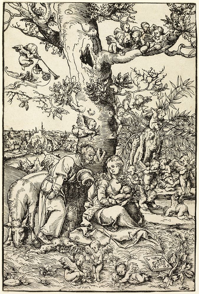 The Rest on the Flight into Egypt by Lucas Cranach, the Elder
