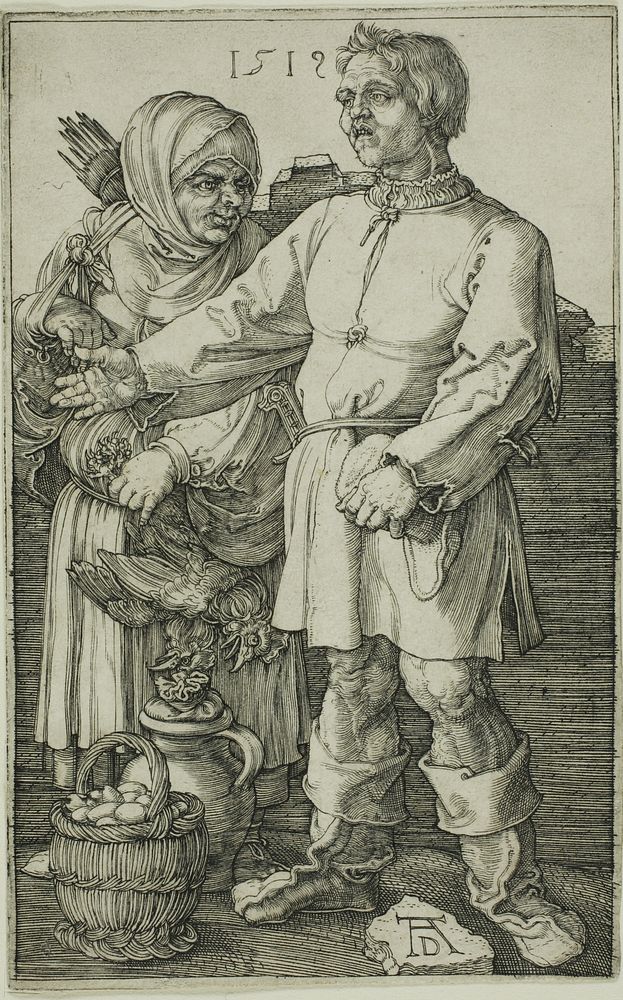 The Peasant and His Wife at Market by Albrecht Dürer