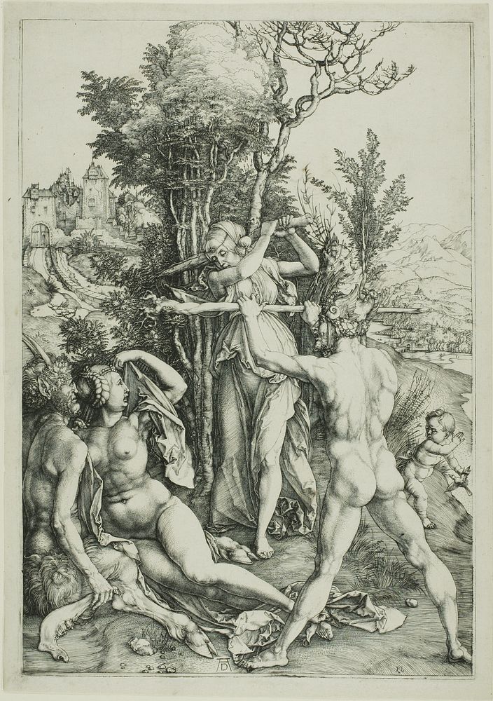 Hercules at the Crossroads (Jealousy) by Albrecht Dürer