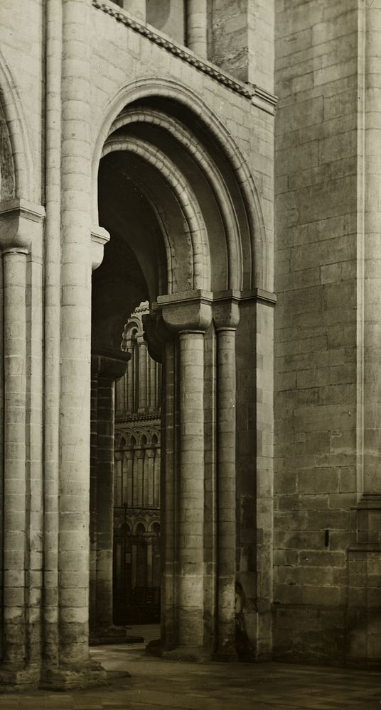 Ely Cathedral: Nave, Southwest Corner by Frederick H. Evans