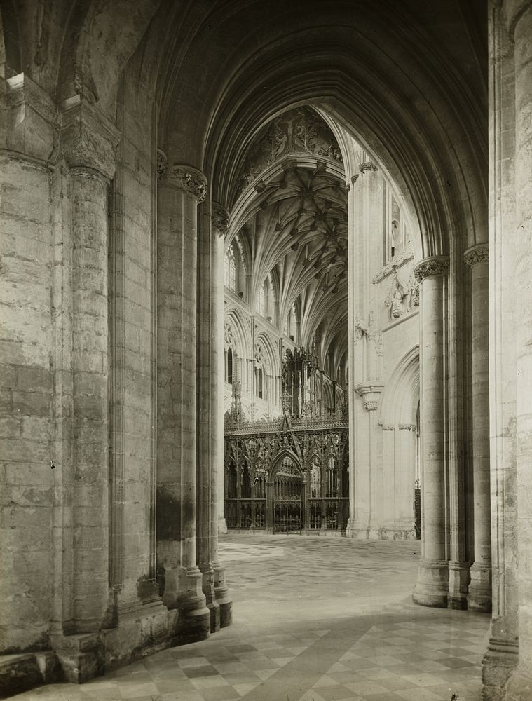 Ely Cathedral: Octagon from South Aisle by Frederick H. Evans
