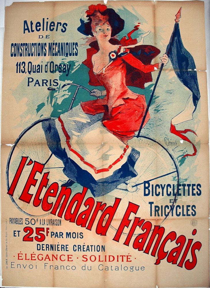l'Etendard Francais by Jules Chéret