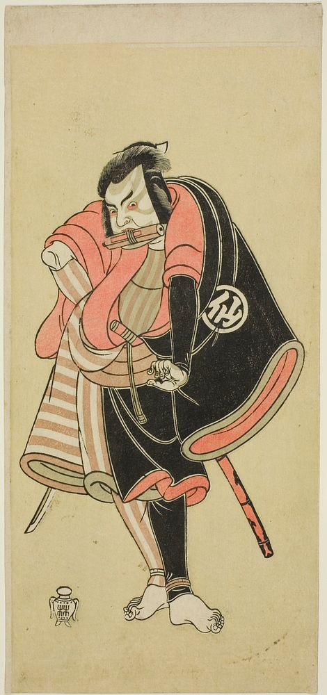 Actor Nakamura Sukegorô II as Ninja Aso no Matsuwaka in “The Genji Clan Now at Its Zenith” (“Ima o sakari suehiro Genji”) by…