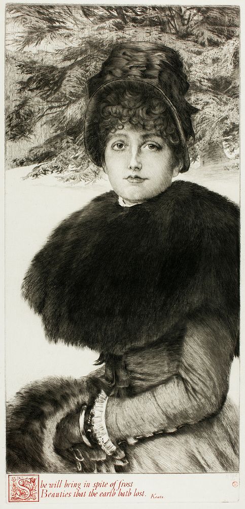 A Walk in the Snow by James Tissot