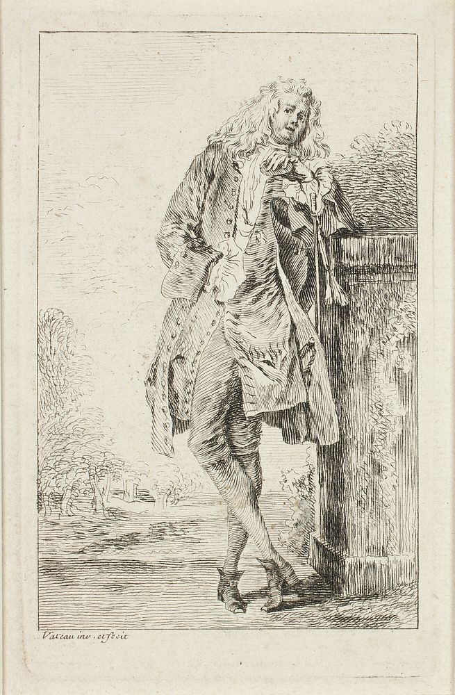 Figures de modes by Jean Antoine Watteau