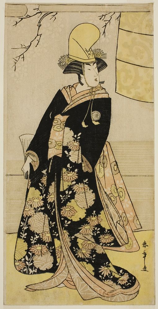 The Actor Segawa Kikunojo III as a Shirabyoshi Dancer in Musume Dojo-ji in the Play Edo no Hana Mimasu Soga, Performed at…