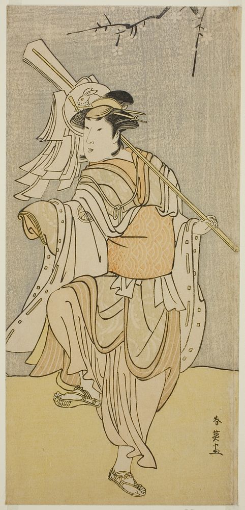 The Actor Segawa Kikunojo III as Osaku in the Play Sayo no Nakayama Hiiki no Tsurigane, Performed at the Nakamura Theater in…