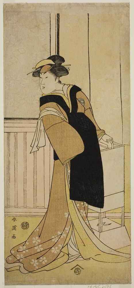 The Actor Segawa Kikunojo III as Otoma (?) in the Play Sayo no Nakayama Hiiki no Tsurigane (?), Performed at the Nakamura…