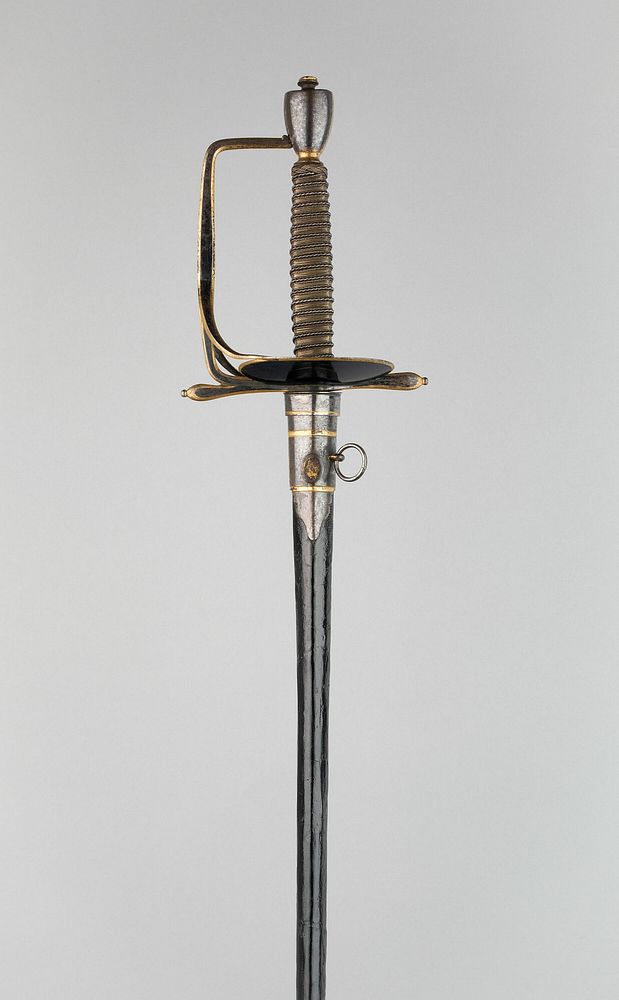Military Smallsword and Scabbard of a Member of the British Royal Family