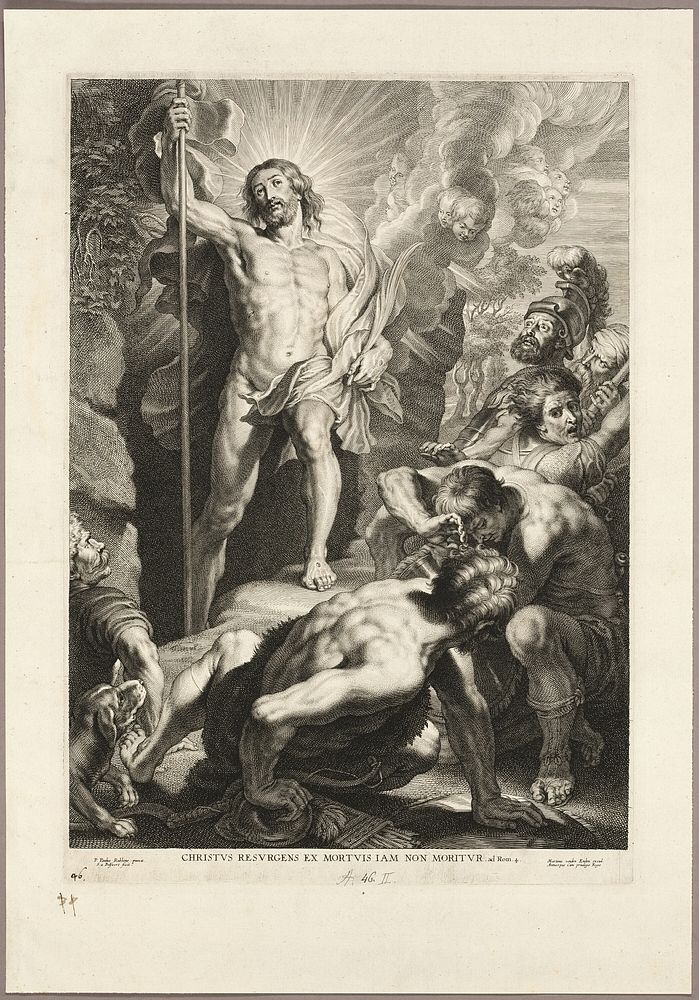 The Resurrection of Christ by Schelte Adamsz. Bolswert