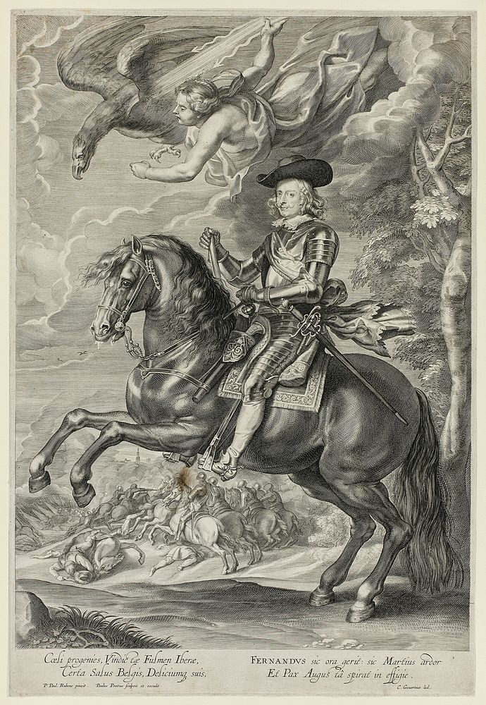 Ferdinand of Austria on Horseback by Paul Pontius