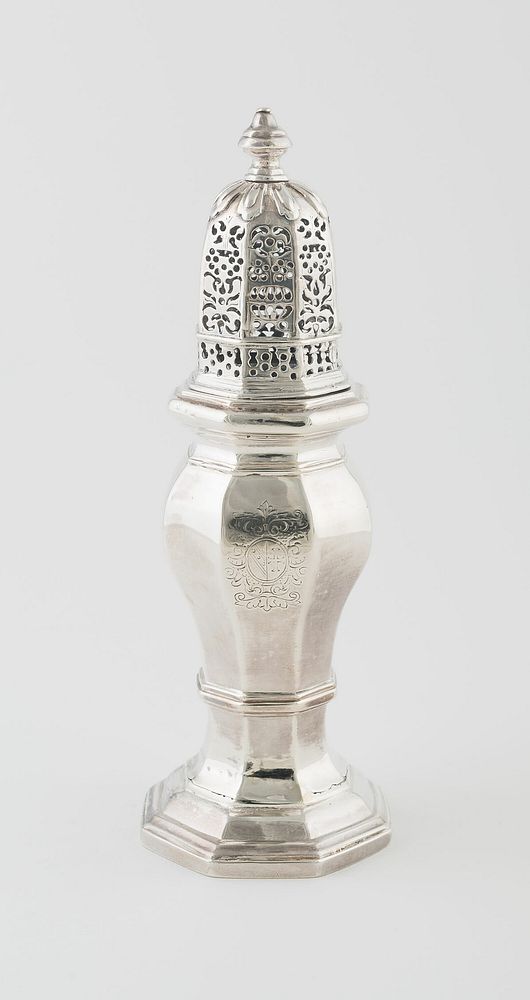 Canister (one of three) by Edward Workman (Silversmith)