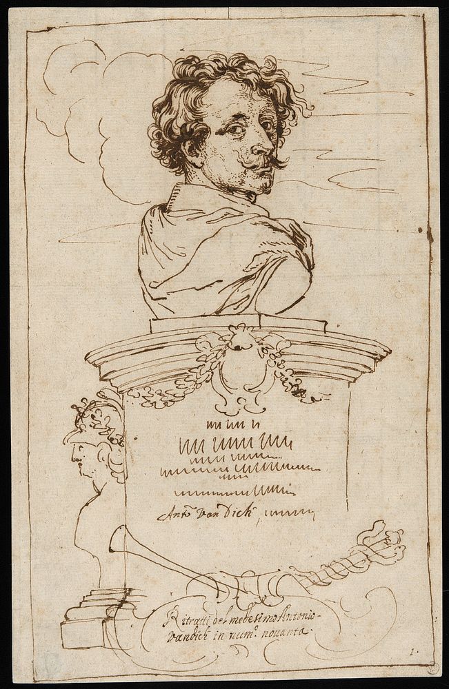 Frontispiece from the "Iconography" by Anthony van Dyck