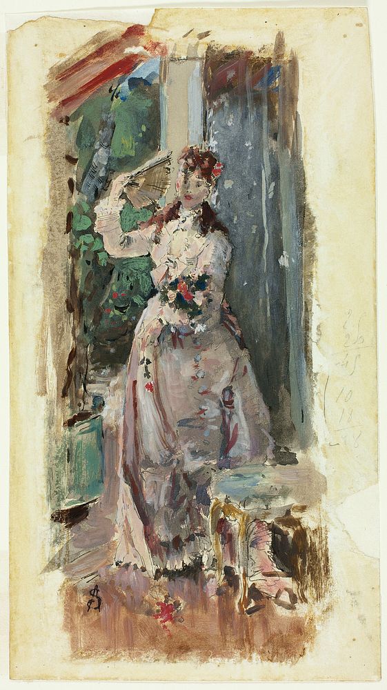 The Corner of the Balcony by Alfred Stevens