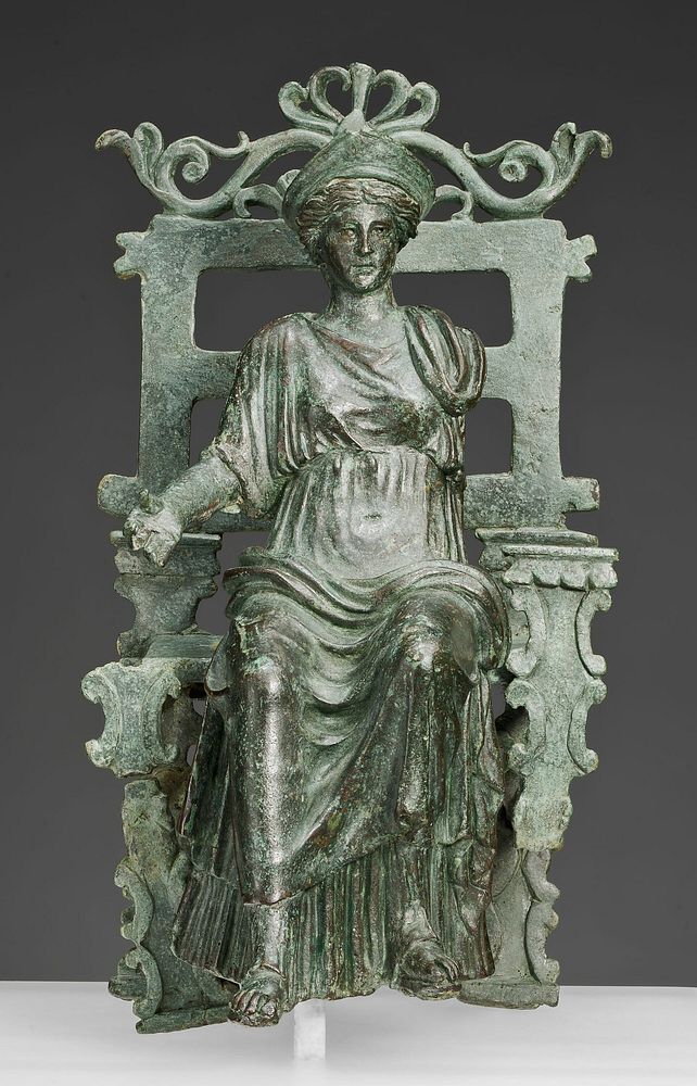 Statuette of an Enthroned Figure by Ancient Roman