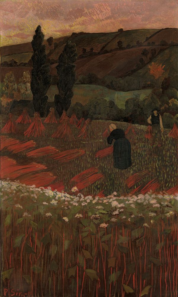 The Harvest of Buckwheat by Paul Sérusier