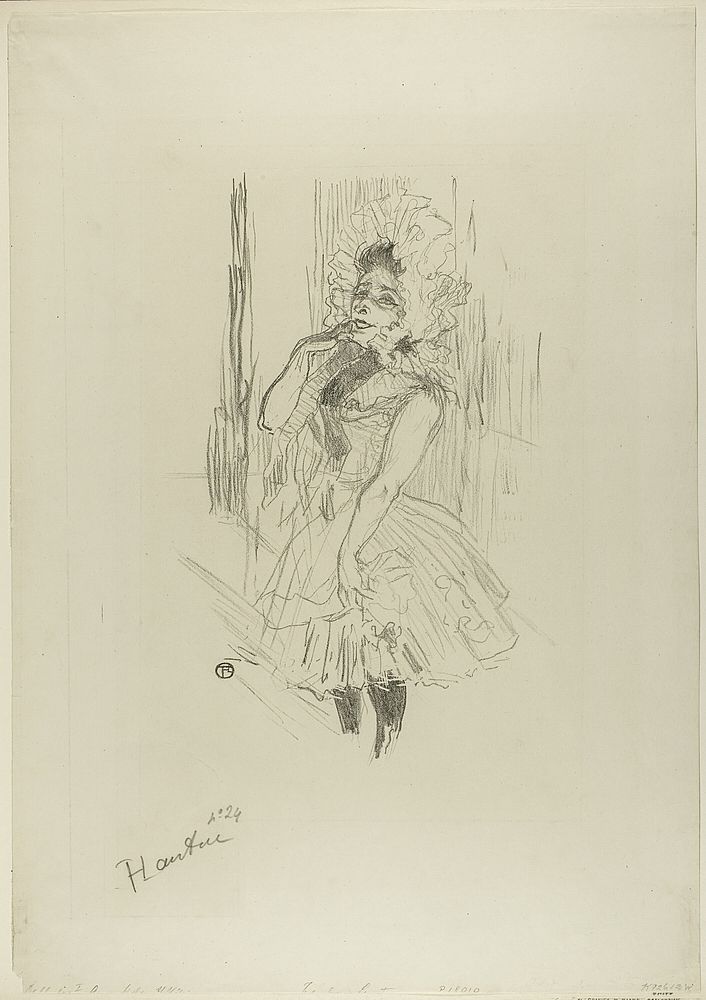 Anna Held, in Toutes ces Dames au Théâtre by Henri de Toulouse-Lautrec
