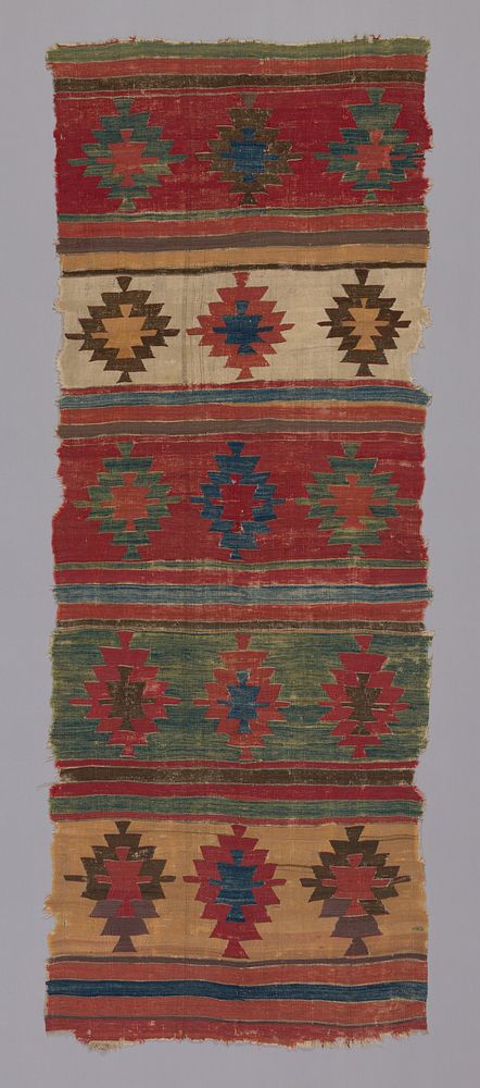 Kilim with Bands of "Star" Motifs