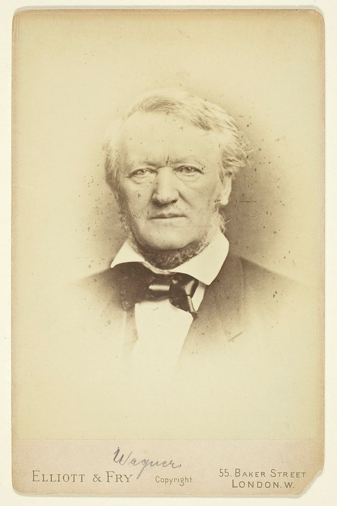Portrait of Wagner by Elliott & Fry