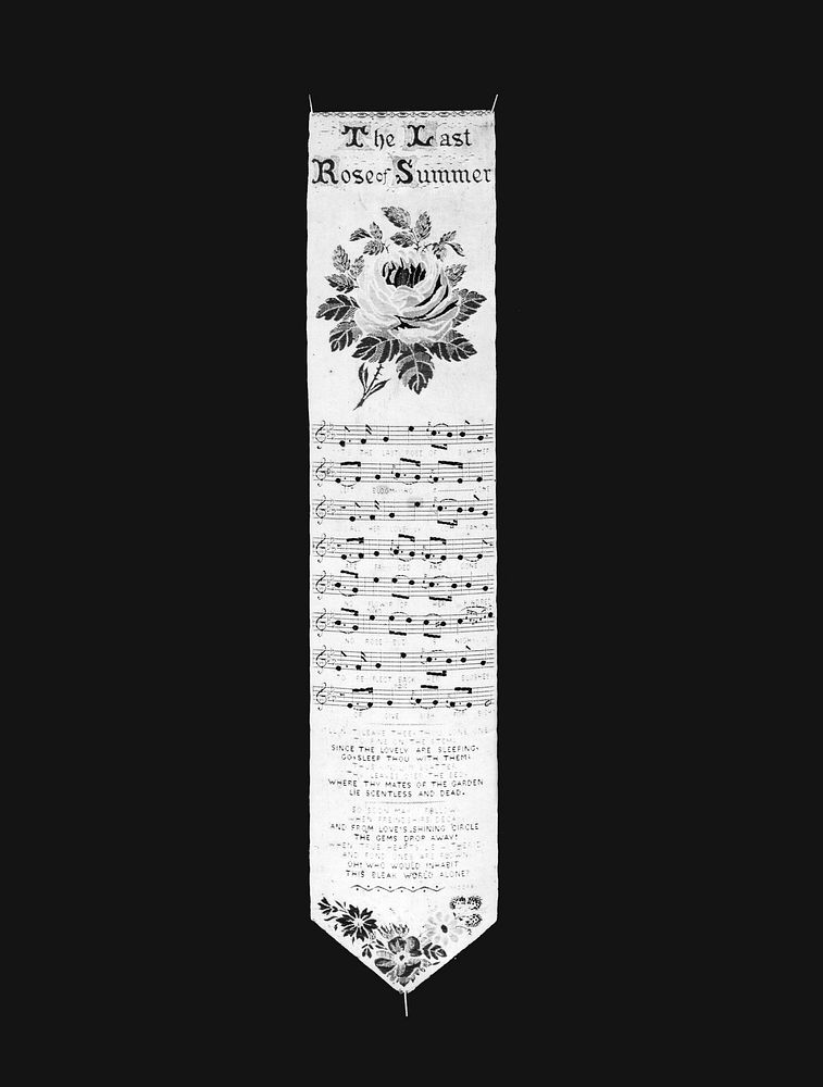 The Last Rose of Summer (Bookmark) by Thomas Stevens