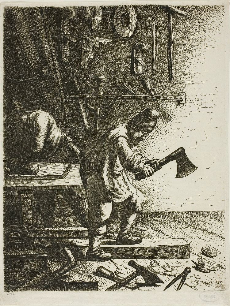 The Carpenter by Jan Georg van Vliet