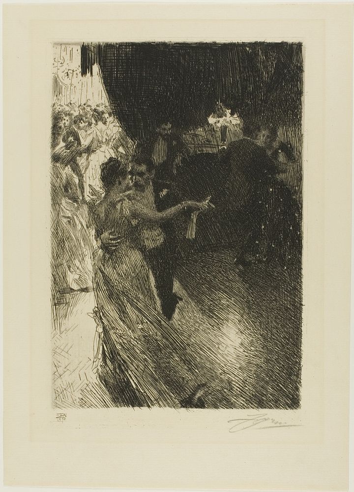 The Waltz by Anders Zorn