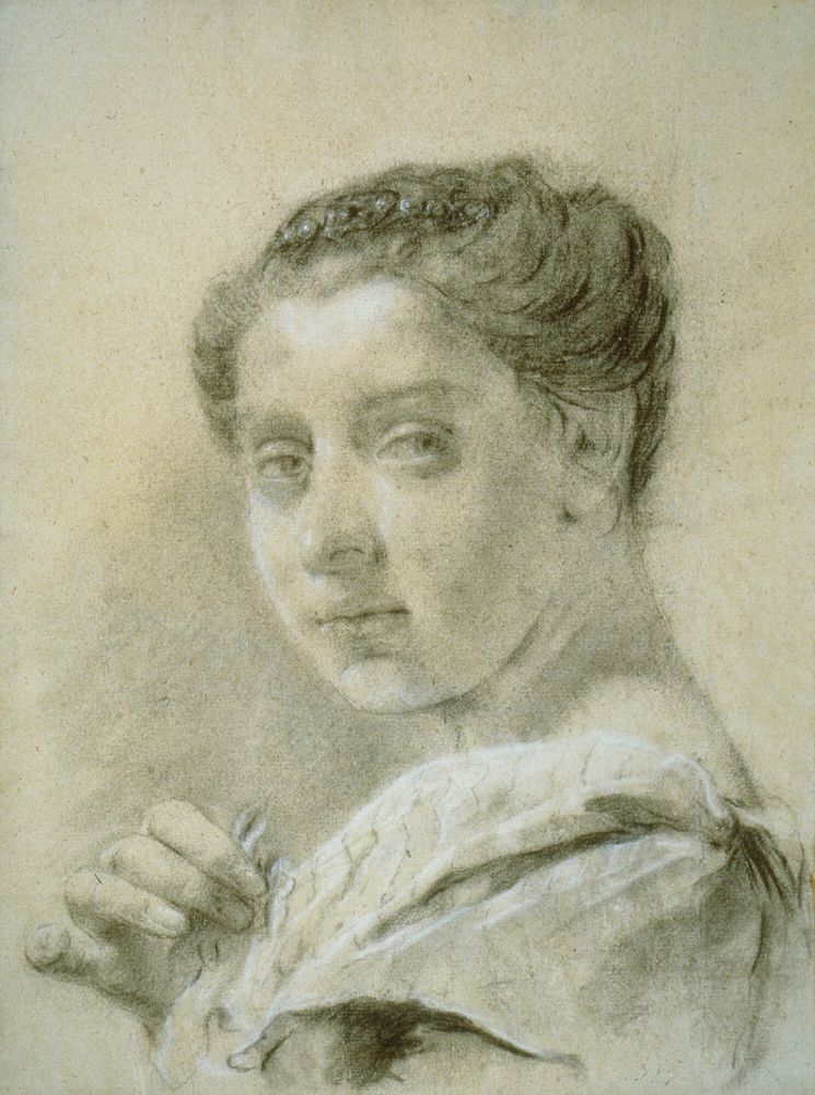Portrait of a Young Woman by Giovanni Battista Piazzetta