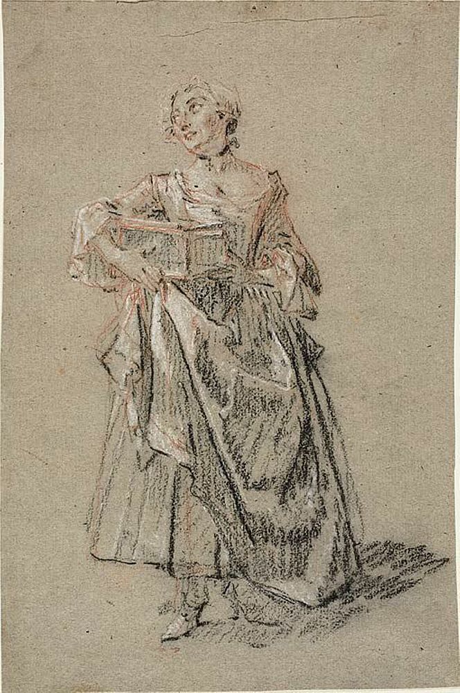 Study of a Woman by Nicolas Lancret