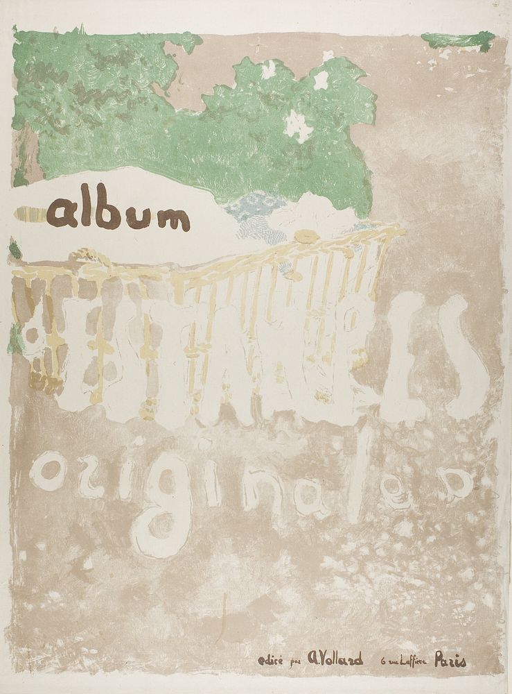 Project for a Cover of a Printed Portfolio by Édouard Jean Vuillard