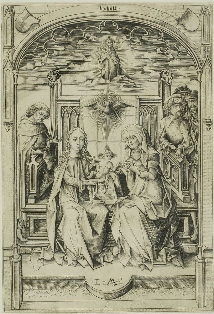 The Holy Family by Israhel van Meckenem, the younger