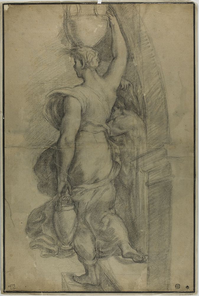 Woman Carrying Water Jar by Raphael