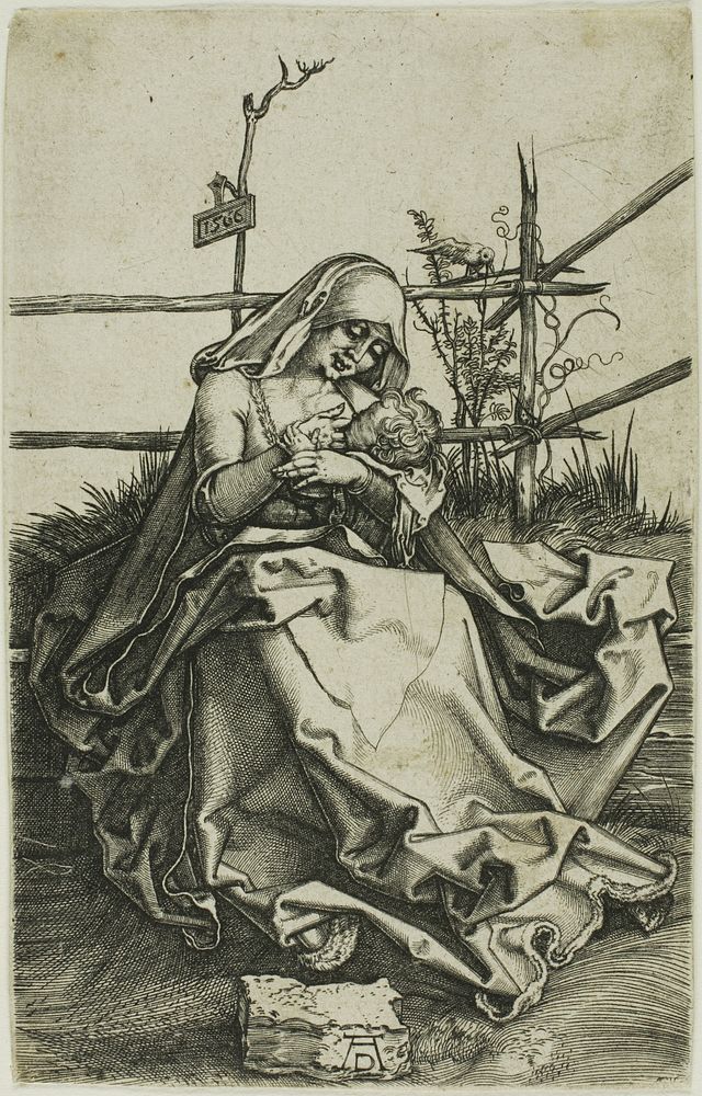 Madonna on a Grassy Bank by Albrecht Dürer
