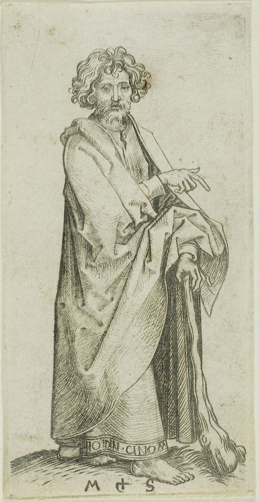 St James Minor, from Apostles by Martin Schongauer